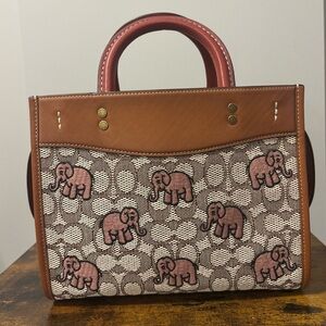 Coach Rogue 25 with Elephant Embroidery